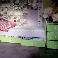 Детско легло /кошара люлка, комбинирано, снимка 3 - Мебели за детската стая - 41364270