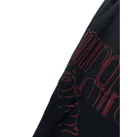 Дамски панталон DESIGUAL размер XL черен червена щампа, снимка 2 - Панталони - 44570953