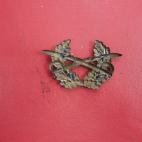 Старинна бронзова кокарда , снимка 5 - Колекции - 44714408
