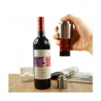 1516 Метална тапа за вино с вакуум, снимка 5 - Аксесоари за кухня - 34265793