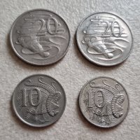 Монети. Австралия.  10 ,20 цента . Различни монети., снимка 5 - Нумизматика и бонистика - 39654273