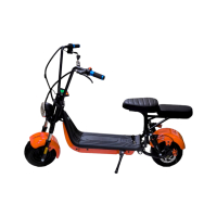Електрически скутер mini Harley с двойна седалка 1200W - Orange, снимка 1 - Мотоциклети и мототехника - 44651400