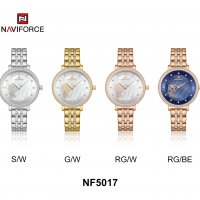 Дамски часовник NAVIFORCE Gold/Silver 5017 GW. , снимка 16 - Дамски - 34725290