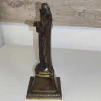 Метална статуетка на Исус Христос изкупителят, снимка 3 - Антикварни и старинни предмети - 44649670