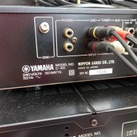Усилвател и Предусилвател Yamaha Natural Saund M-40 C-40, снимка 4 - Аудиосистеми - 42140767