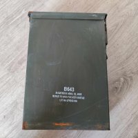 Метална кутия от боеприпаси, снимка 1 - Други ценни предмети - 44416713