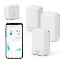 Diivoo интелигентен температурен сензор за дома, Alexa, 3 броя, снимка 1 - Друга електроника - 42436933