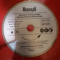 Диамантен диск за мокро рязане, снимка 1 - Железария - 35814151