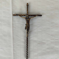 Кръст разпятие Исус Христос , снимка 3 - Антикварни и старинни предмети - 44649455
