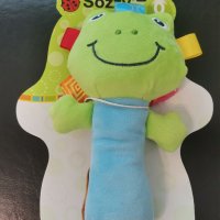 Sozzy плюшена играчка дрънкалка за бебе бебета 0-12м., снимка 5 - Плюшени играчки - 41339483