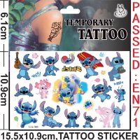 Лило и Стич lilo stitch Tattoo татос татуировка временна детска, снимка 4 - Други - 41599972