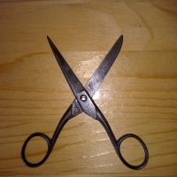 Малка стара ножица Solingen, снимка 4 - Фризьорски принадлежности - 35845125