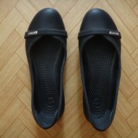 Нови оригинални Crocs черни балеринки 34 номер, снимка 1 - Детски обувки - 40236992