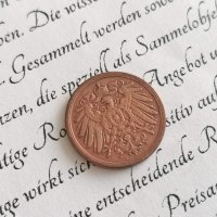 Райх монета - Германия - 2 пфенига | 1907г.; серия A, снимка 2 - Нумизматика и бонистика - 41568048