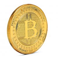 Биткойн монета Анонимните - Bitcoin Anonymos mint ( BTC ) - Gold, снимка 3 - Нумизматика и бонистика - 39147665