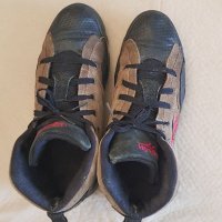 Vintage Retro 90s REEBOK Hexalite Hiking Boots Tan Suede Black Leather, снимка 6 - Кецове - 35667127
