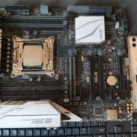 Дънна платка ASUS X99-A II + I7-5960X SR20Q 3000MHz 3500MHz(turbo) L2-2MB L3-20MB TDP-140W, снимка 1 - Дънни платки - 35933749