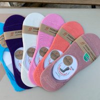 Женски памучни терлици (6 броя), снимка 1 - Дамски чорапи - 32492627