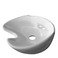 Керамична мивка за измивна колона, Черна/Бяла, снимка 2 - Друго оборудване - 41688454
