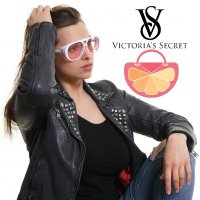 VICTORIA'S SECRET 🍊 Дамски слънчеви очила "WHITE & PINK" AVIATOR нови с кутия, снимка 7 - Слънчеви и диоптрични очила - 39699394