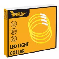 LED Нашийник - регулируем, до 70см с USB, снимка 2 - За кучета - 40982315