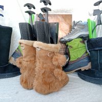 КАТО НОВИ апрески Dockers® Snow Boots original, N- 35 - 36 топли боти, ботуши, 100% естествена кожа,, снимка 10 - Дамски апрески - 39640773