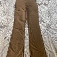 Панталони, бежово, ново, висока талия, широк крачол, чарлстон, снимка 2 - Панталони - 41163945