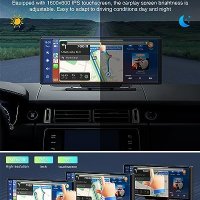 Нова Безжична автомобилна стерео уредба за Apple CarPlay Android Auto с резервна камера, снимка 4 - Аксесоари и консумативи - 42427579