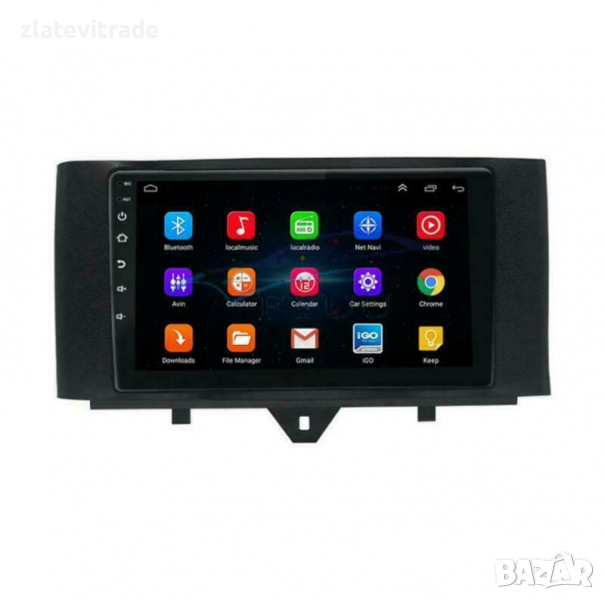 MERCEDES BENZ SMART FOR TWO 2011-2015 - 9" Андроид Навигация, 9365, снимка 1