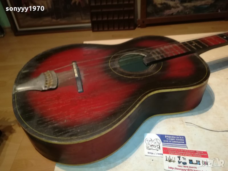 АНТИКА-РЕТРО БГ КИТАРА 98Х37Х9СМ 1711212307, снимка 1