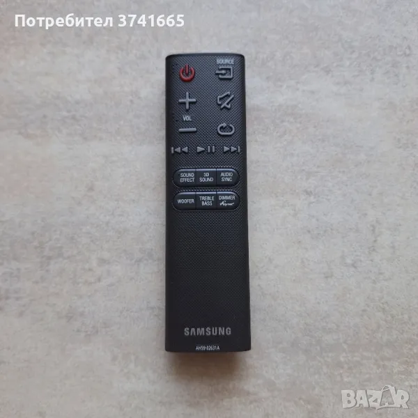Оригинално дистанционно за саундбар Samsung AH59-02631A , снимка 1