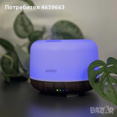 Дифузер, овлажнител, йонизатор, нощна лампа - 4 в 1 многофункционално устройство, снимка 1