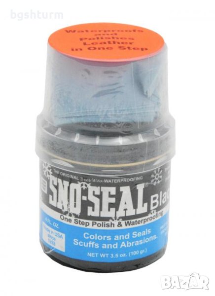 SNO-SEAL ВАКСА ЗА ОБУВКИ ЧЕРЕН 100G, снимка 1