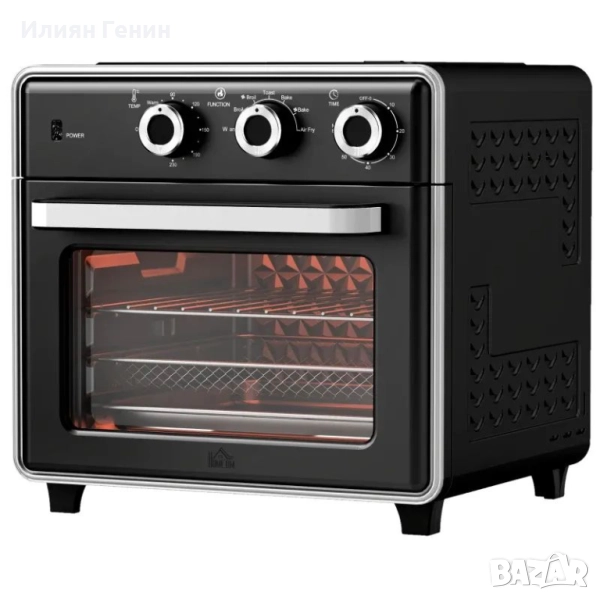 Мини фурна HOMCOM, 20 л, 5 функции, 360° конвекция,, снимка 1