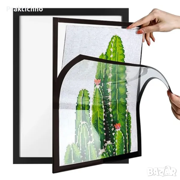 Магнитни рамки 2 бр. в комплект, за рисунки 30×40 см, снимка 1