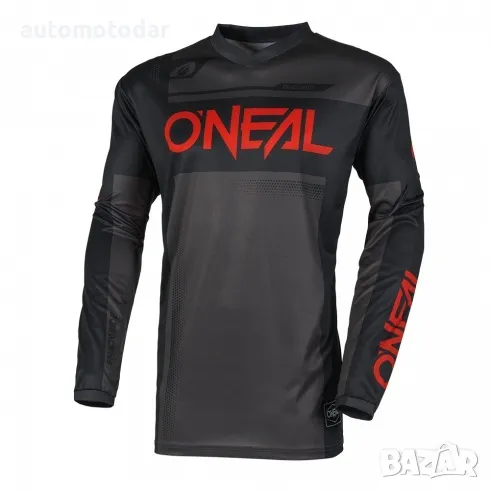Детска мотокрос блуза O'NEAL ELEMENT RACEWEAR BLACK/GRAY/RED V.25, снимка 1