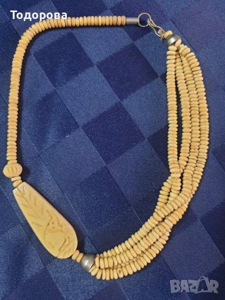 Колие от слонова кост, снимка 1