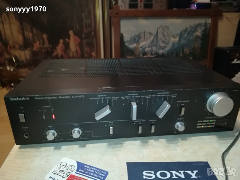 TECHNICS SU-V505 AMPLIFIER MADE IN JAPAN-LNV ВНОС SWISS 2806231041, снимка 1