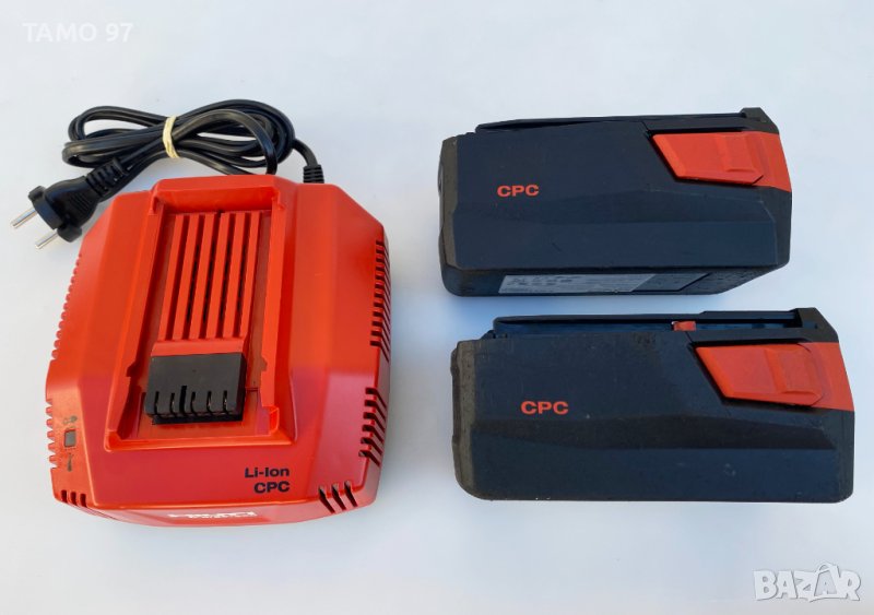 HiLTi Стартов комплект 2батерии B36/5.2 и зарядно HiLTi C4/36-350, снимка 1