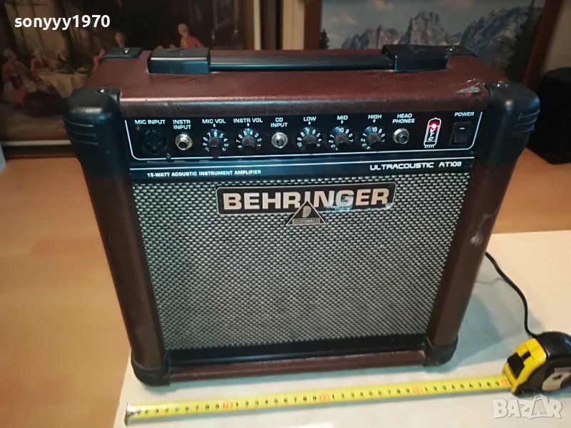 behringer at108 guitar amplifier-внос france 1412221845, снимка 1