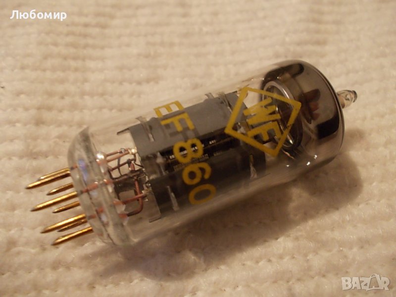 Радиолампа EF860 RFT Gold pins, снимка 1