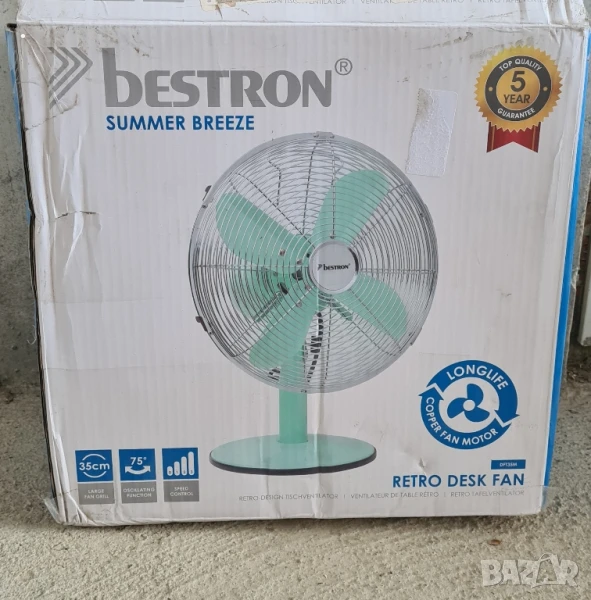 Настолен вентилатор BESTRON, снимка 1