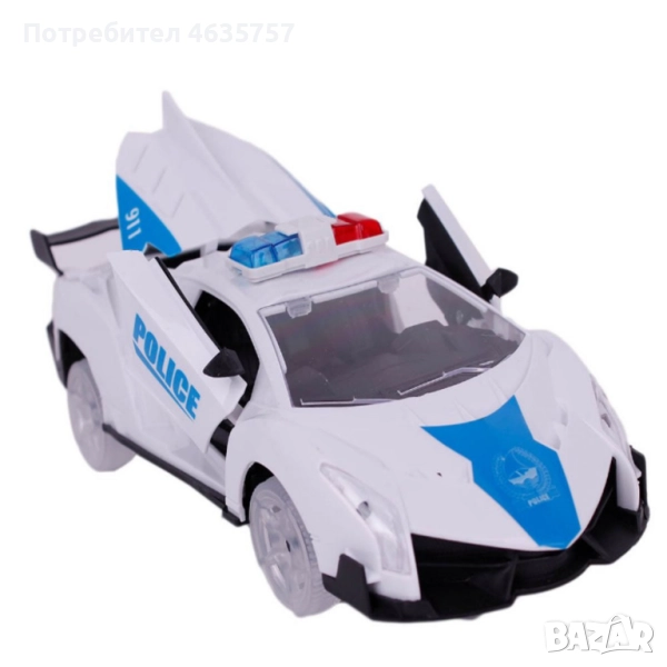 Полицейска кола със светлини и звук Police CaR, снимка 1