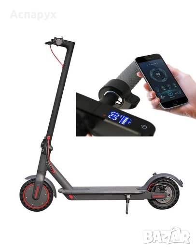 Електрическа сгъваема тротинетка E-Scooter с блутут и дисплей, снимка 1