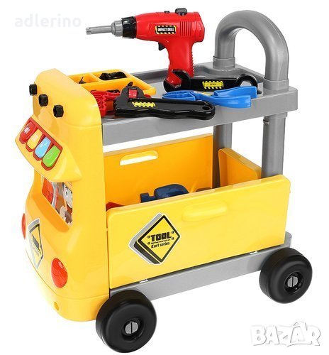  Детска игра Количка за инструменти, игра за деца - инструменти, малък майстор -5% Ново, снимка 1
