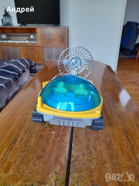 Стара руска играчка Луноход Интеркосмос, снимка 1