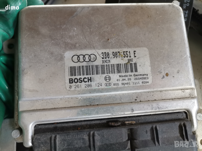 Компютър за VW Audi 3B0907551E ( 3B0 907 551 E ) 0 261 206 124 Bosch 2.8i V6 , снимка 1