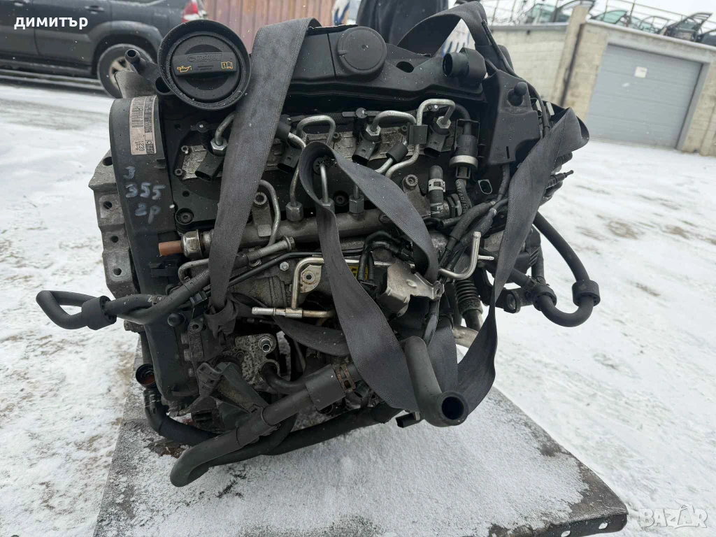  двигател vw 2.0 tdi cba на части двигател пасат голф тигуан , снимка 1