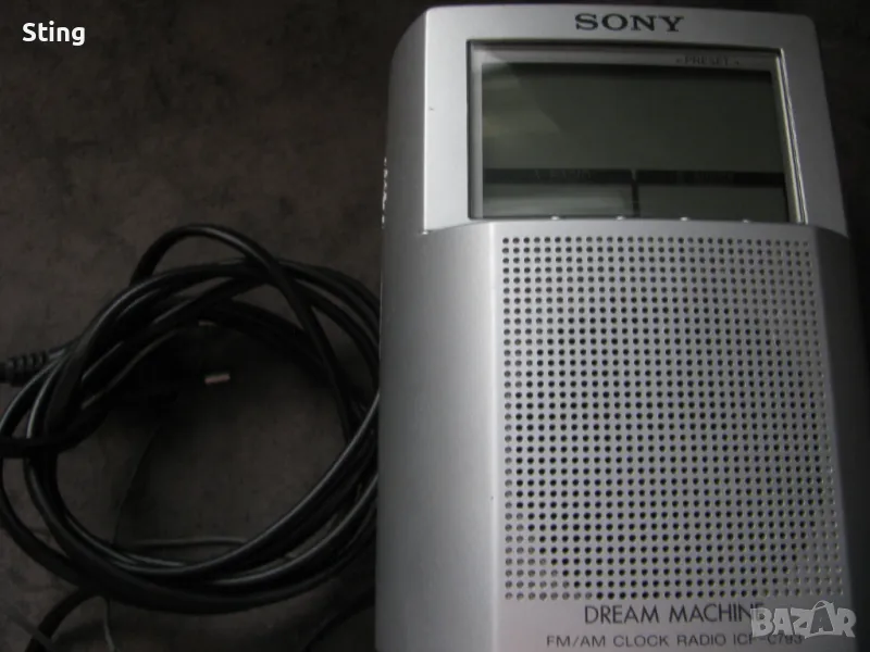 SONY Радио , Часовник , Отличен, снимка 1