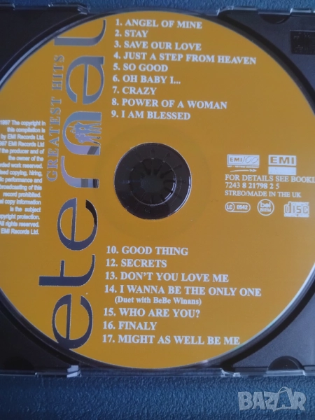 Eternal - Greatest Hits - матричен диск музика, снимка 1